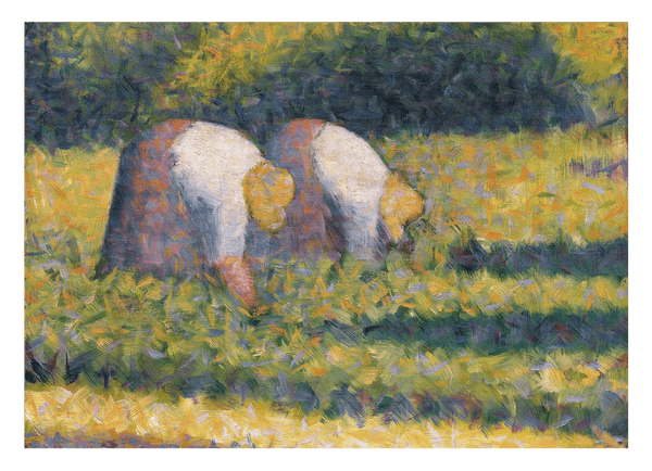 Georges Seurat - Bäuerinnen bei der Arbeit