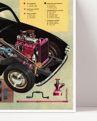 After Hover: Interior view of the construction of a car