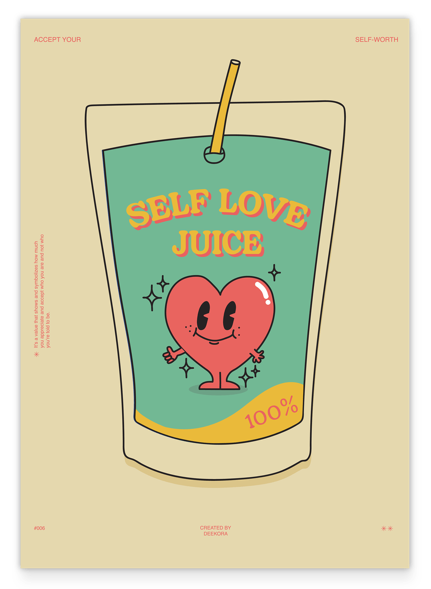 Selflove Juice in a drink pack