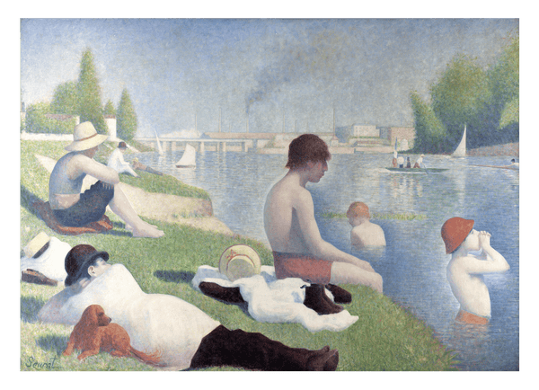Georges Seurat - Badende in Asnierès (Baigneurs à Asnierès)
