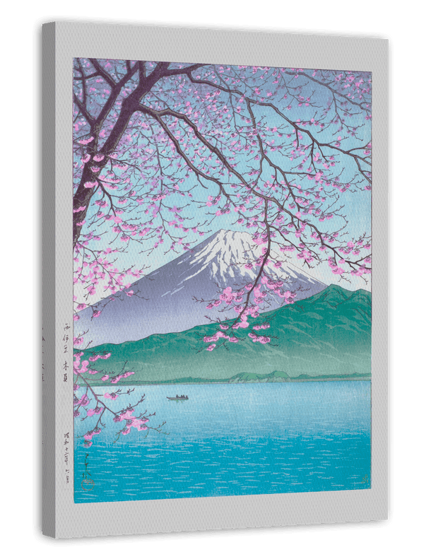 Kawase Hasui - Kirschblüten in Kishio bei West Izu