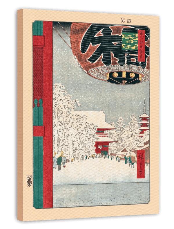 Utagawa Kuniyoshi - Kinryuzan Tempel bei Asakusa - 100 berühmte Ansichten von Edo