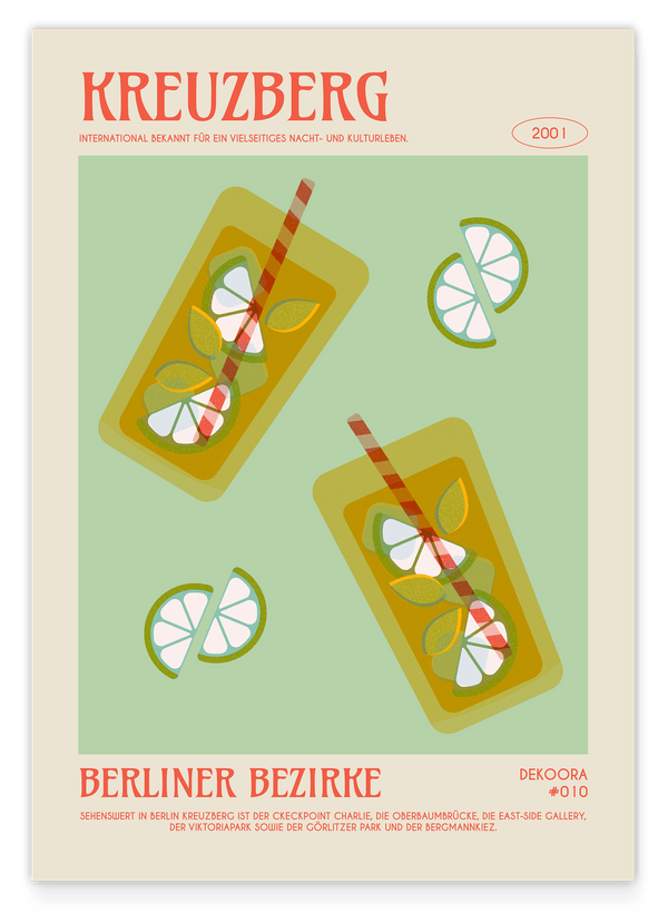 Sehenswürdigkeiten in Berlin Kreuzberg - Cocktails in Grün