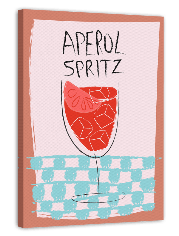 Aperol Spritz mit Eiswürfeln