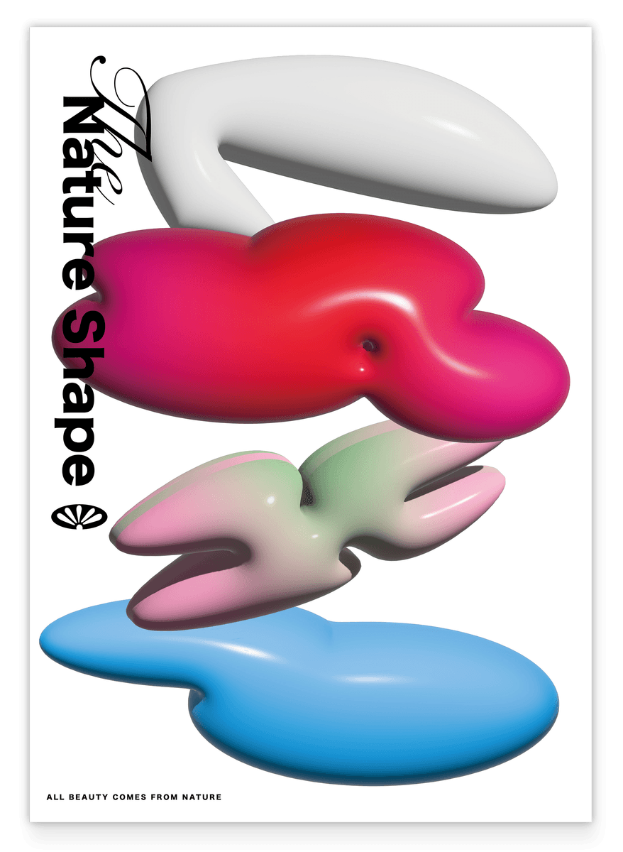 Blumen und Tropfen aus der Nature Shape Serie