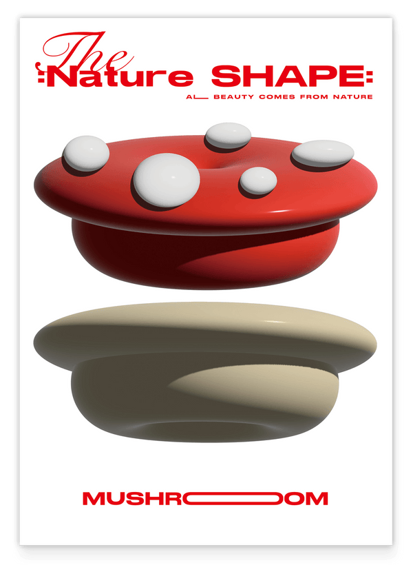 Fliegenpilz aus der Nature Shape Serie
