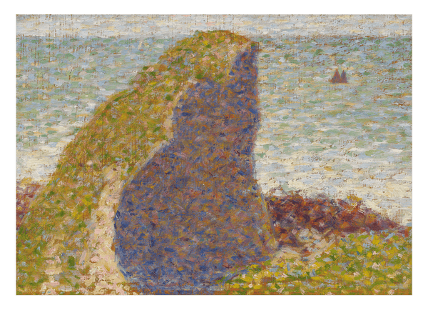 Georges Seurat - Studie für "Le Bec du Hoc, Grandcamp"