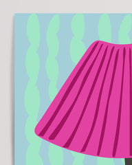After Hover: Abstract vase with lampshade