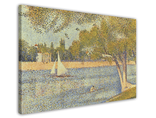 Georges Seurat - Die Seine an der Grand Jatte, Frühling