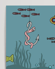 After Hover: Underwater animals during diving