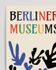 After Hover: Berlin Museum Island with leaves - inspired by Matisse