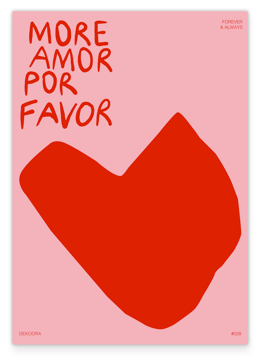 Product image for More amor por favor - Großes Herz