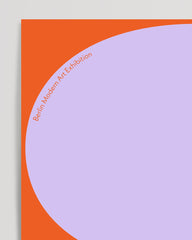 After Hover: Abstract Bows in Orange - Berlin Modern Art