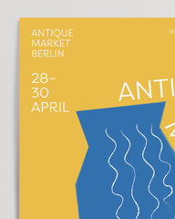 After Hover: Abstract blue vases - Antique Market Berlin