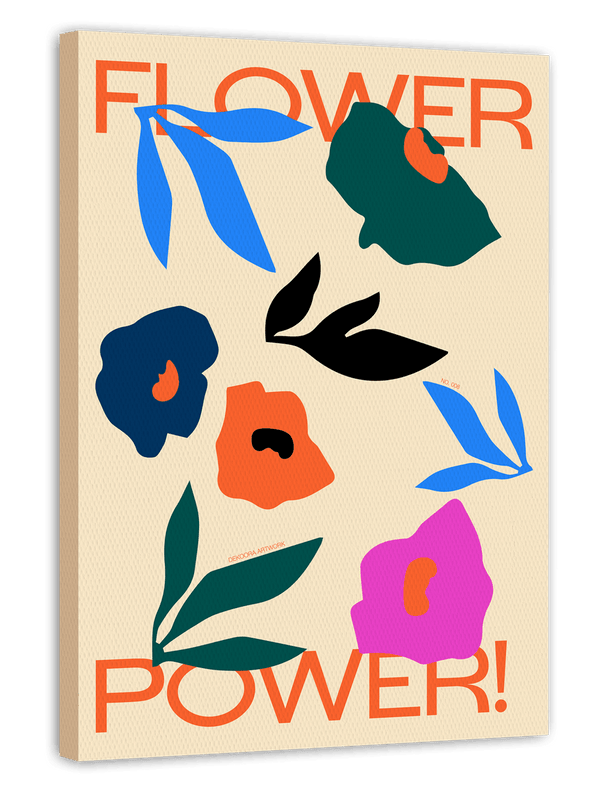 Minimalistisches Blumen-Muster Flower Power