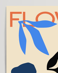 After Hover: Minimalist floral pattern Flower Power