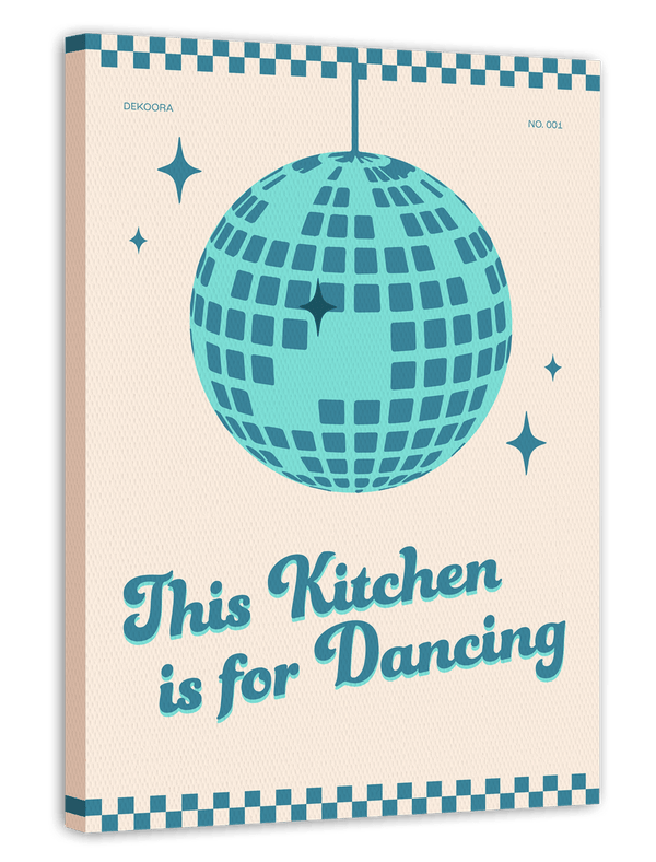 This Kitchen is for Dancing - in Blau