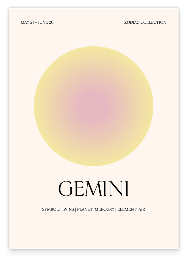 Sternzeichen Zwilling "Gemini"