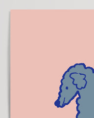 After Hover: Poodle love - dog with stick