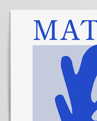 After Hover: Blue coral with a white edge - Matisse inspired