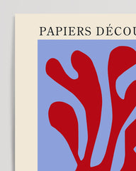 After Hover: Abstract leaf in red - after Henri Matisse