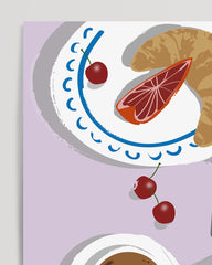 After Hover: Colorful picnic with coffee &amp; croissants