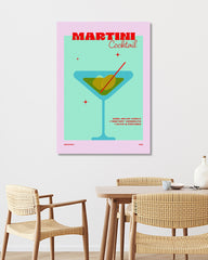 After Hover: Martini Cocktail im Glas mit Rezept