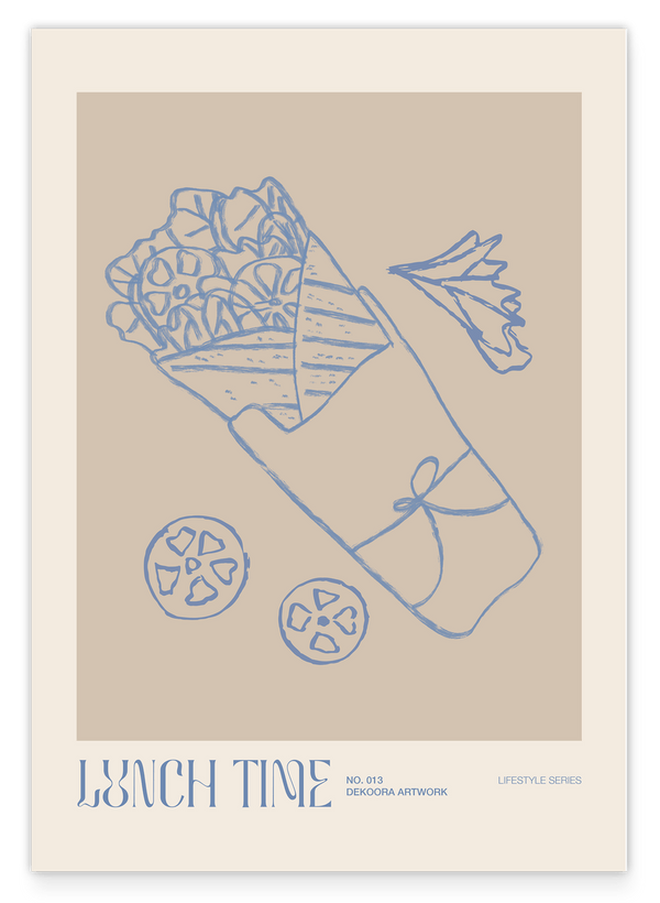 Lunch Time - Wrap mit Gemüse zum Mittag