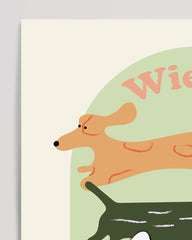 After Hover: Cute Dachshund group "Wiener Dogs"
