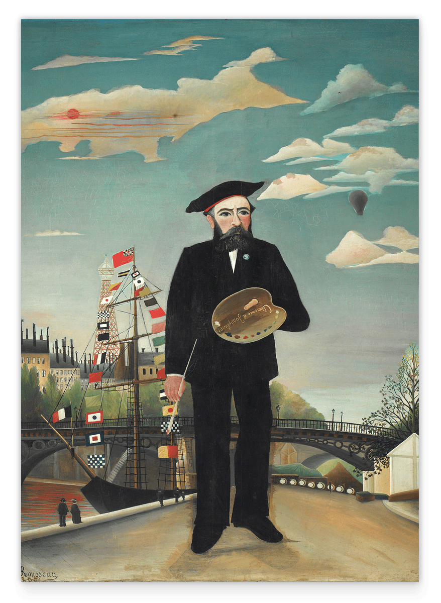 Henri Rousseau - Self-Portrait with Palette
