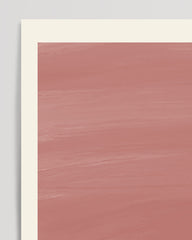 After Hover: Brushstrokes in fire-engine red with a color gradient