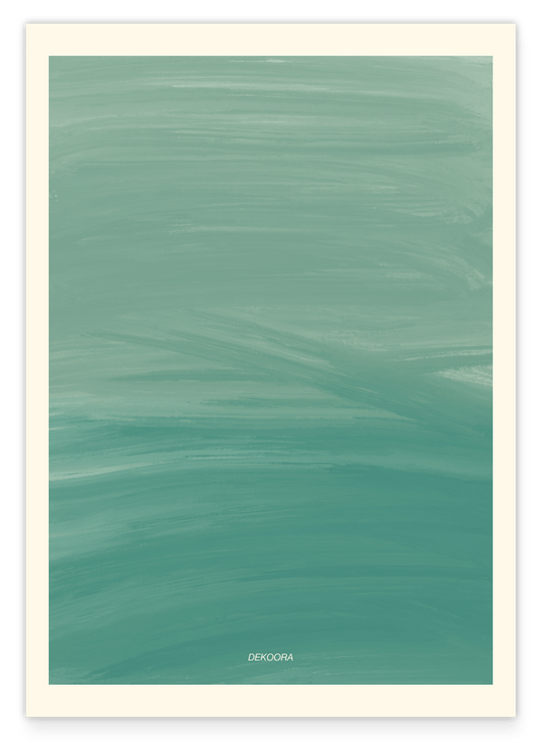 Brushstrokes mit grünem Farbverlauf