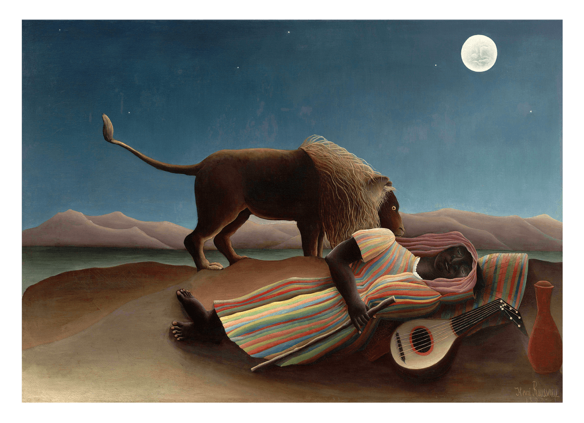 Henri Rousseau - Sleeping Gypsy