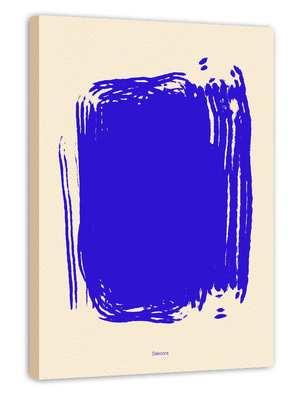 Blue Art No. 1 - Abstrakte Zeichnung