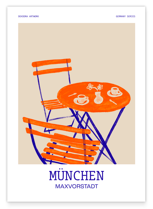 Café in Maxvorstadt - Münchens moderner Mikrokosmos