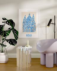 After Hover: Kölner Dom Kunstdruck - Moderne Illustration