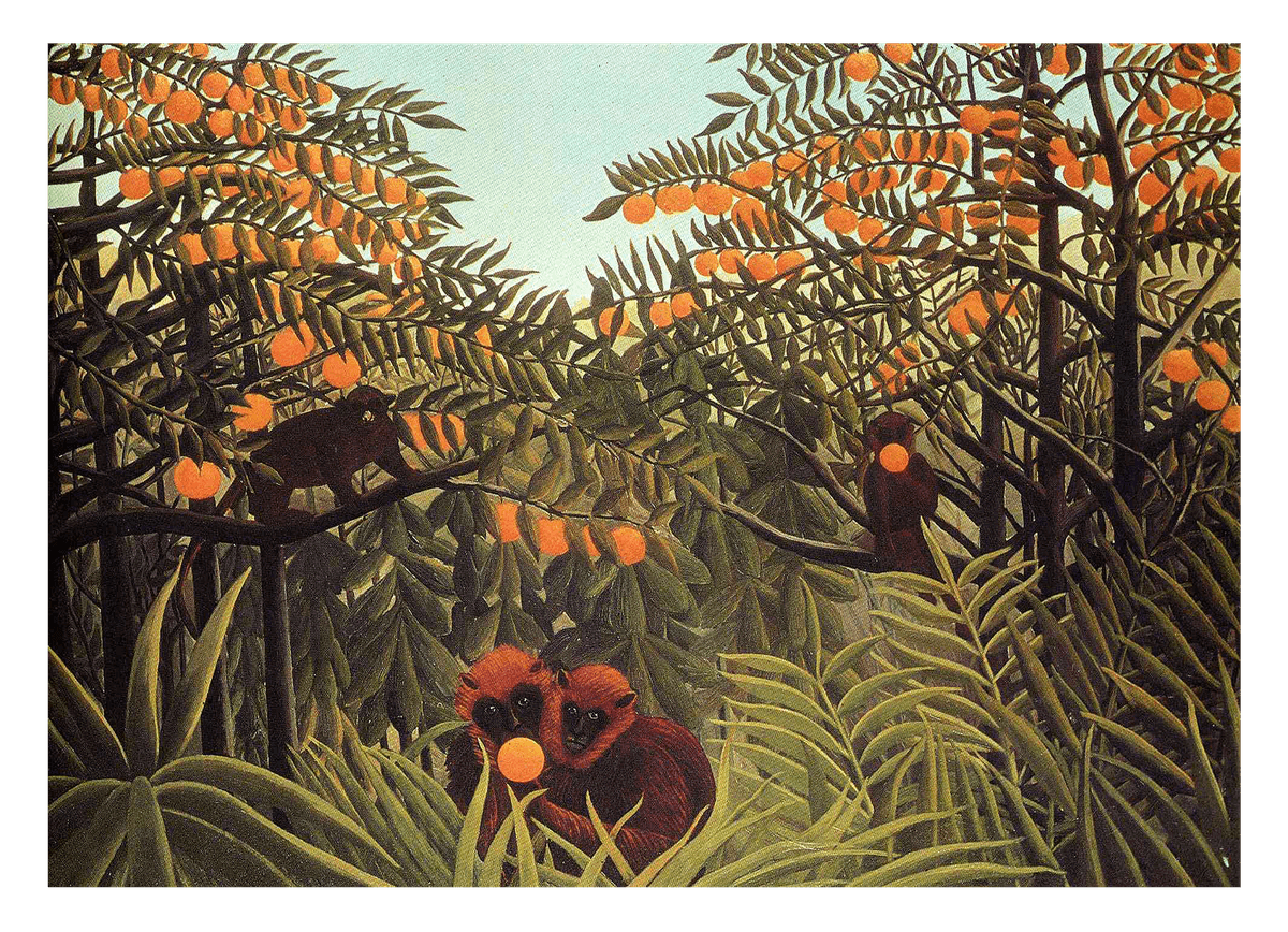 Henri Rousseau - Monkeys in the Orange Trees