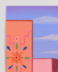 After Hover: Desert magic with cacti and palm trees