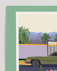 After Hover: Modernes Stillleben mit Monstera und Blumen