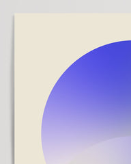 After Hover: Overlapse II - Abstract Circles in Blue-Green
