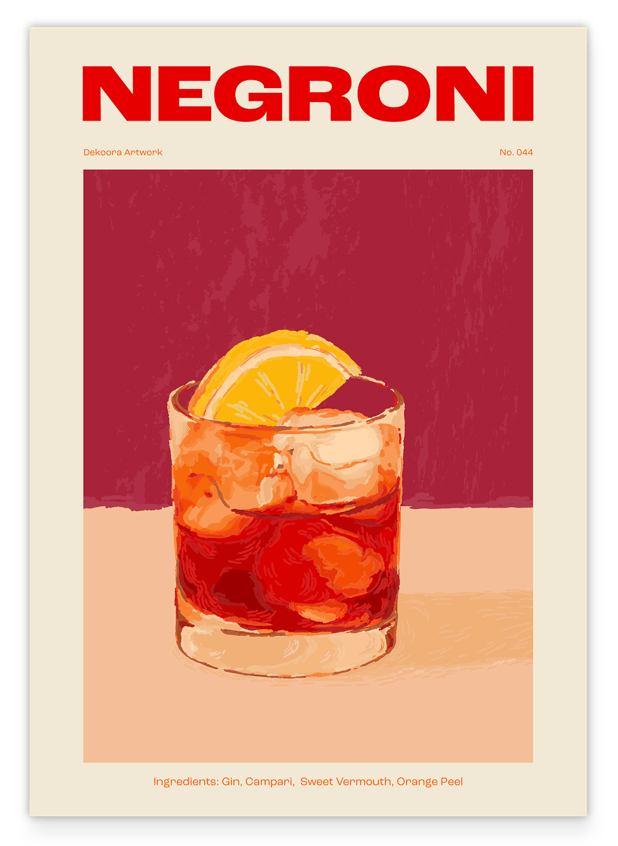 Negroni mit Gin und Campari - Cocktail Rezept