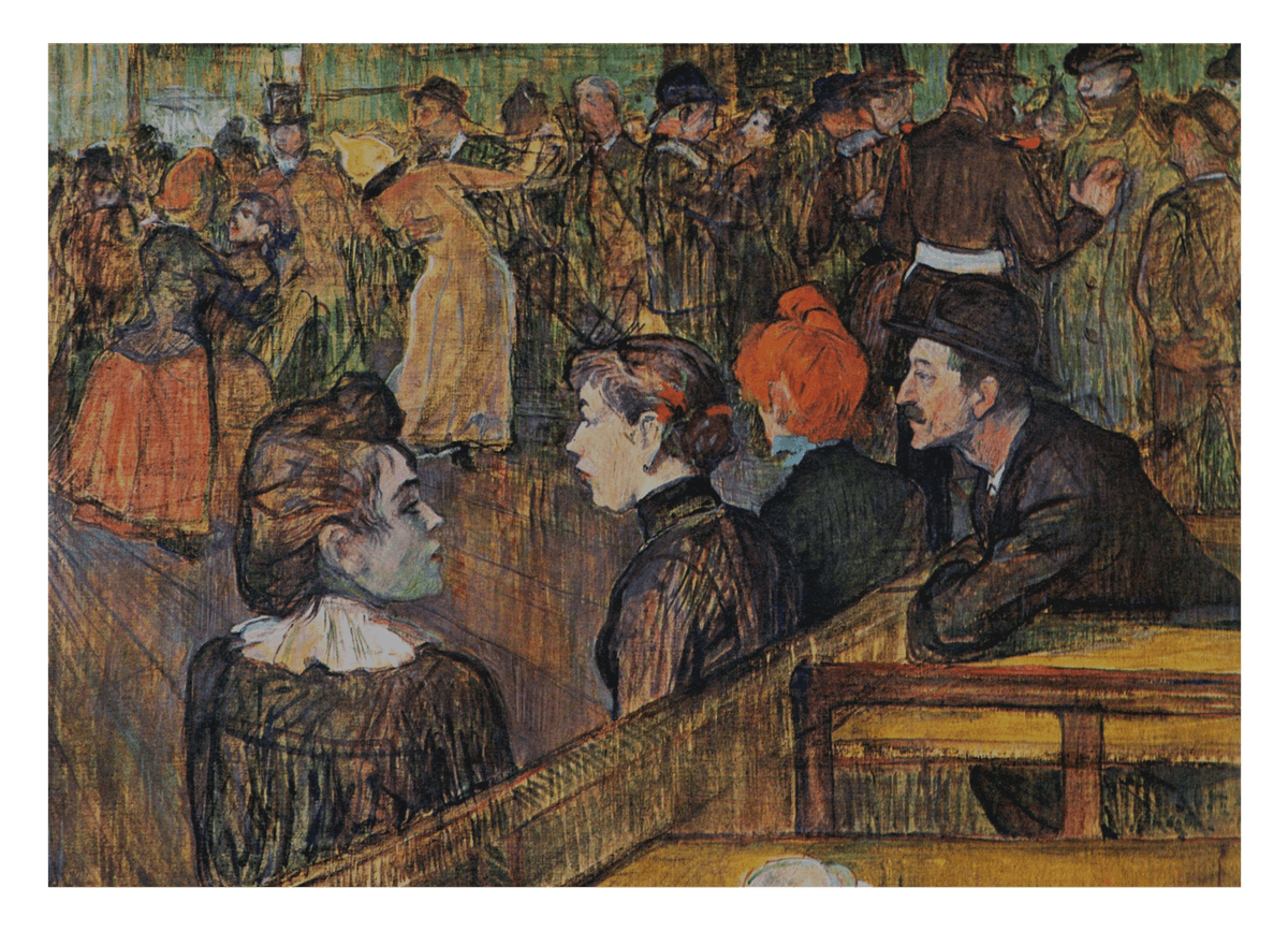 Henri de Toulouse-Lautrec - Ball bei der Mühle von Galette