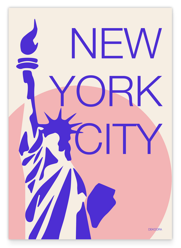 New York's Lady Liberty - Illustration mit Freiheitsstatue