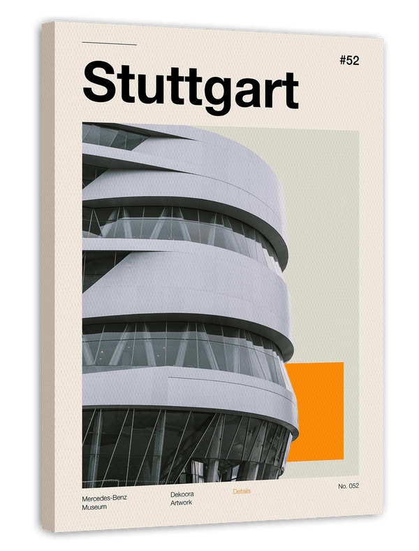 Stuttgart - Mercedes Benz Museum im Vintage Style