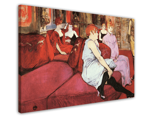 Henri de Toulouse-Lautrec - Der Salon in der Rue des Moulins