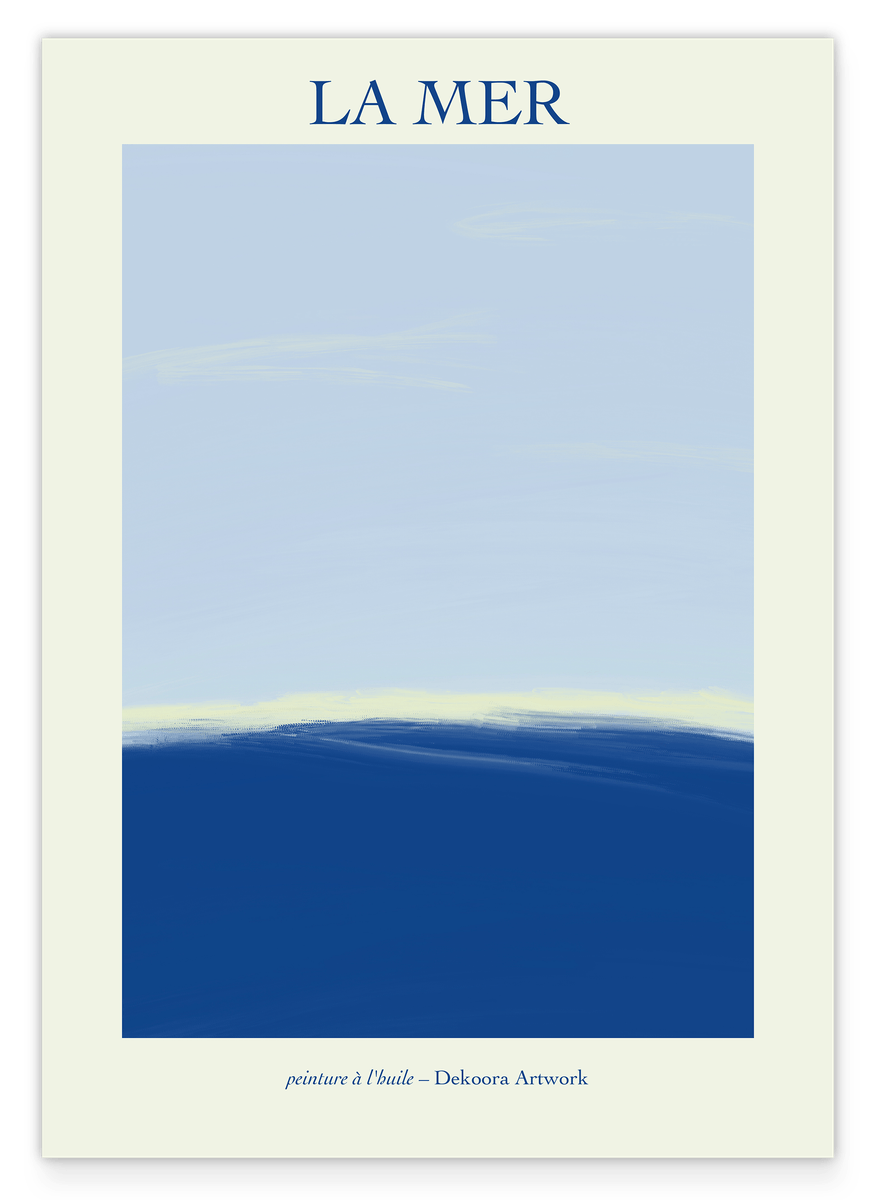 La Mer - Abstrakte Malerei vom Meer