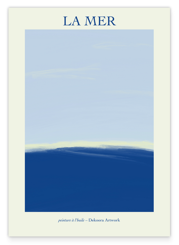 La Mer - Abstrakte Malerei vom Meer