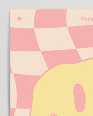 After Hover: Vibrating Smiley "Happy Days"
