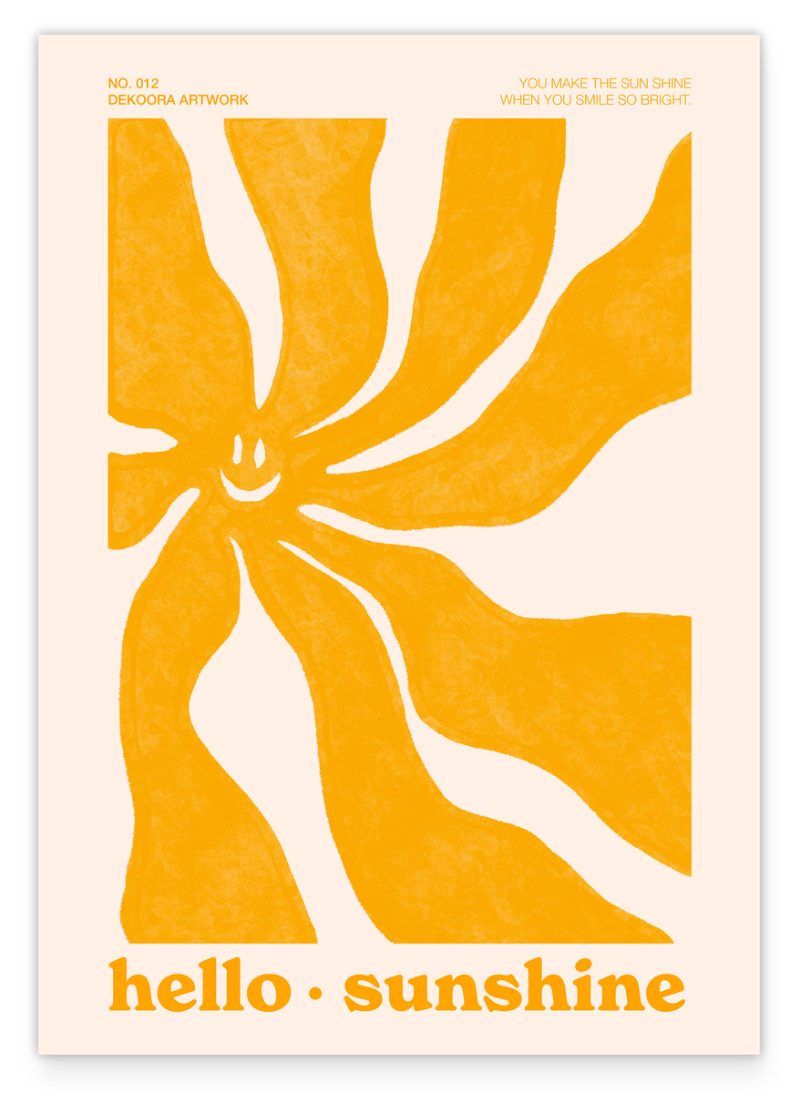 Product image for Hello sunshine, you make the sun shine - in Gelb