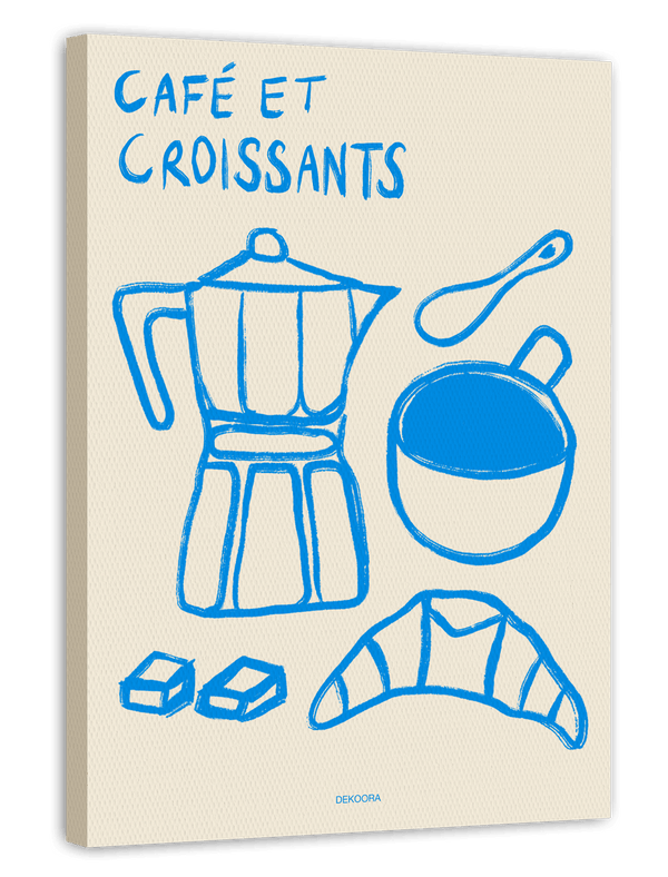 Café et Croissants - Französisches Frühstück